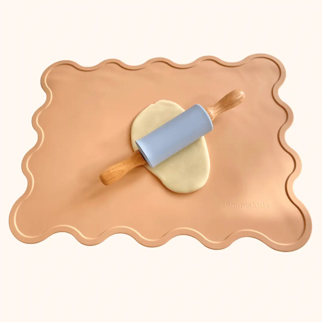 Silicon Play Mat - Peach