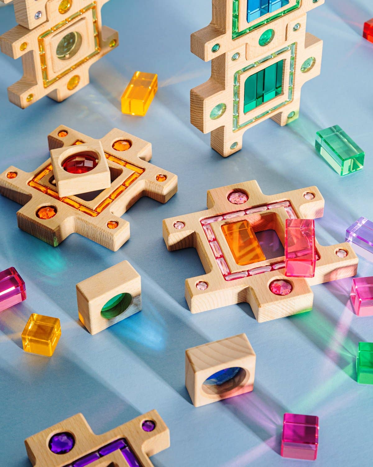 Rainbow Acrylic Noa Blocks