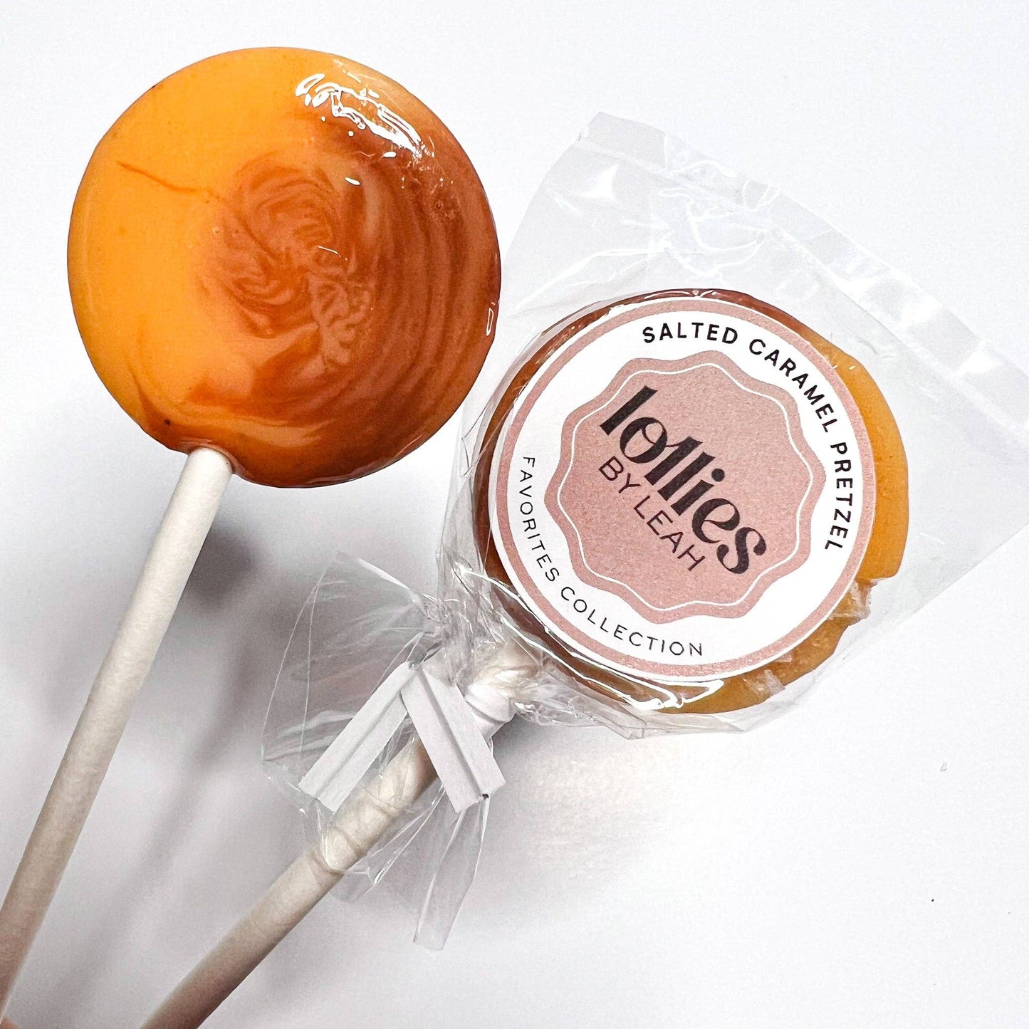 Salted Caramel Pretzel Lollipop