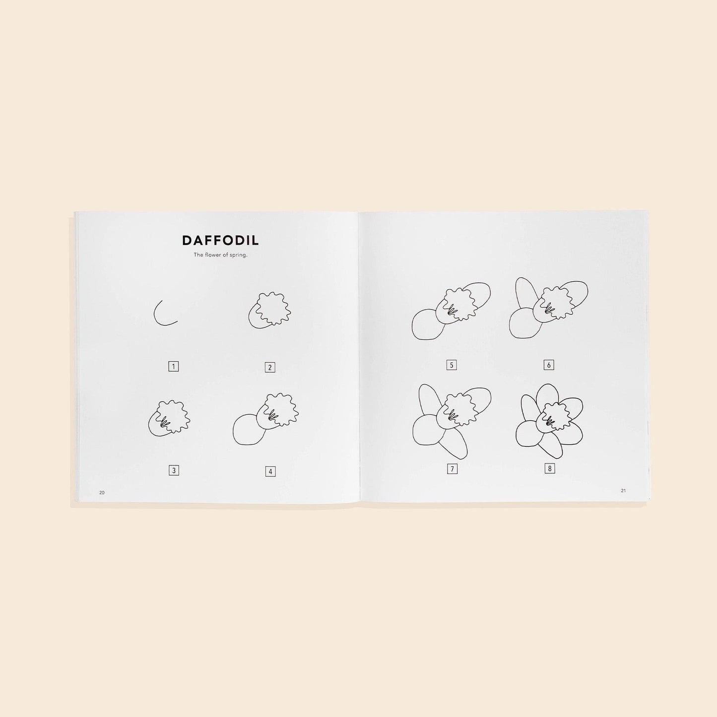 Modern Flowers: A How to Draw Art Book for Kids
