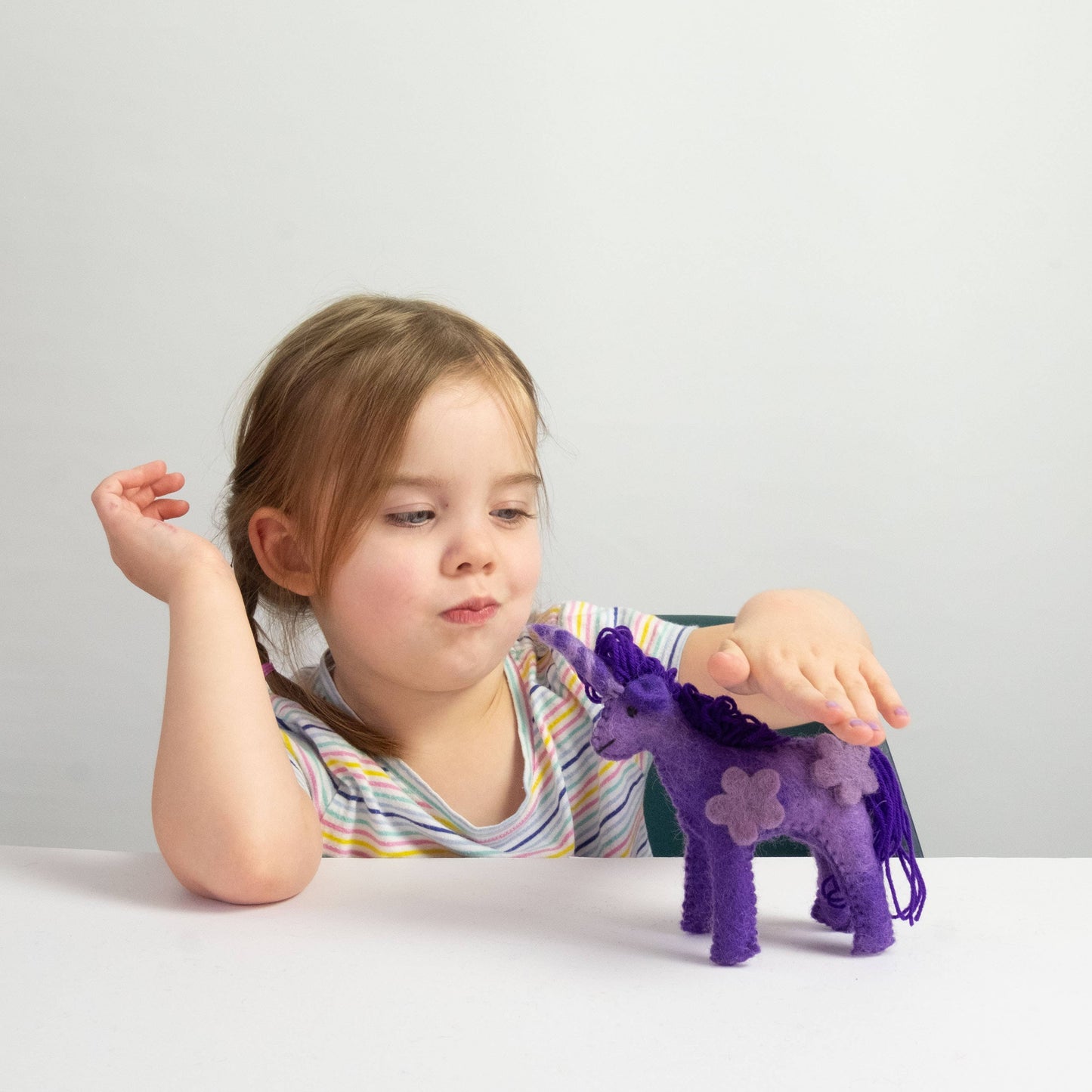 Felt Unicorn Purple
