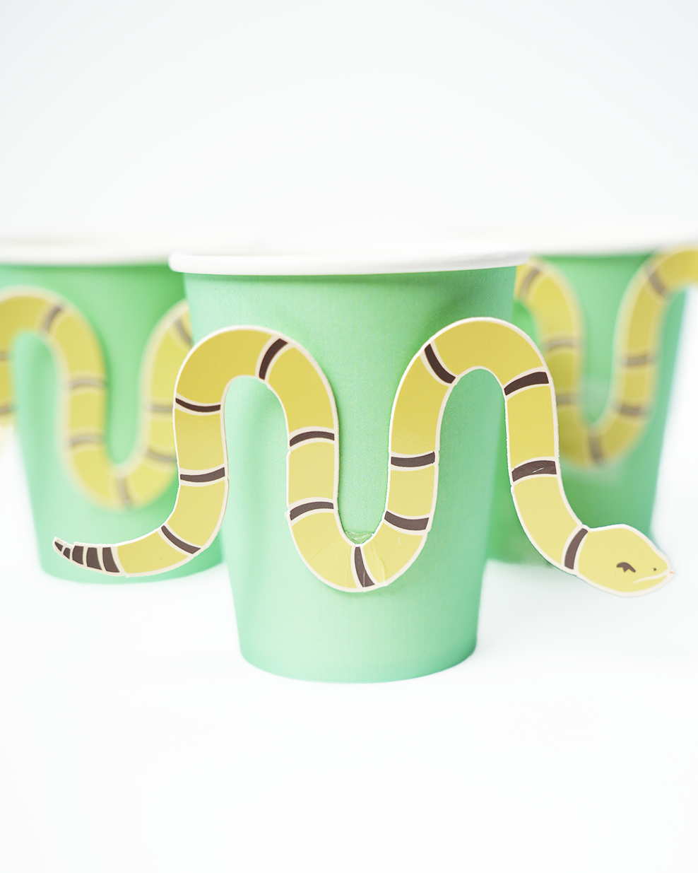 Western Snake Paper Cups (x12)- Snake Catcher Collection
