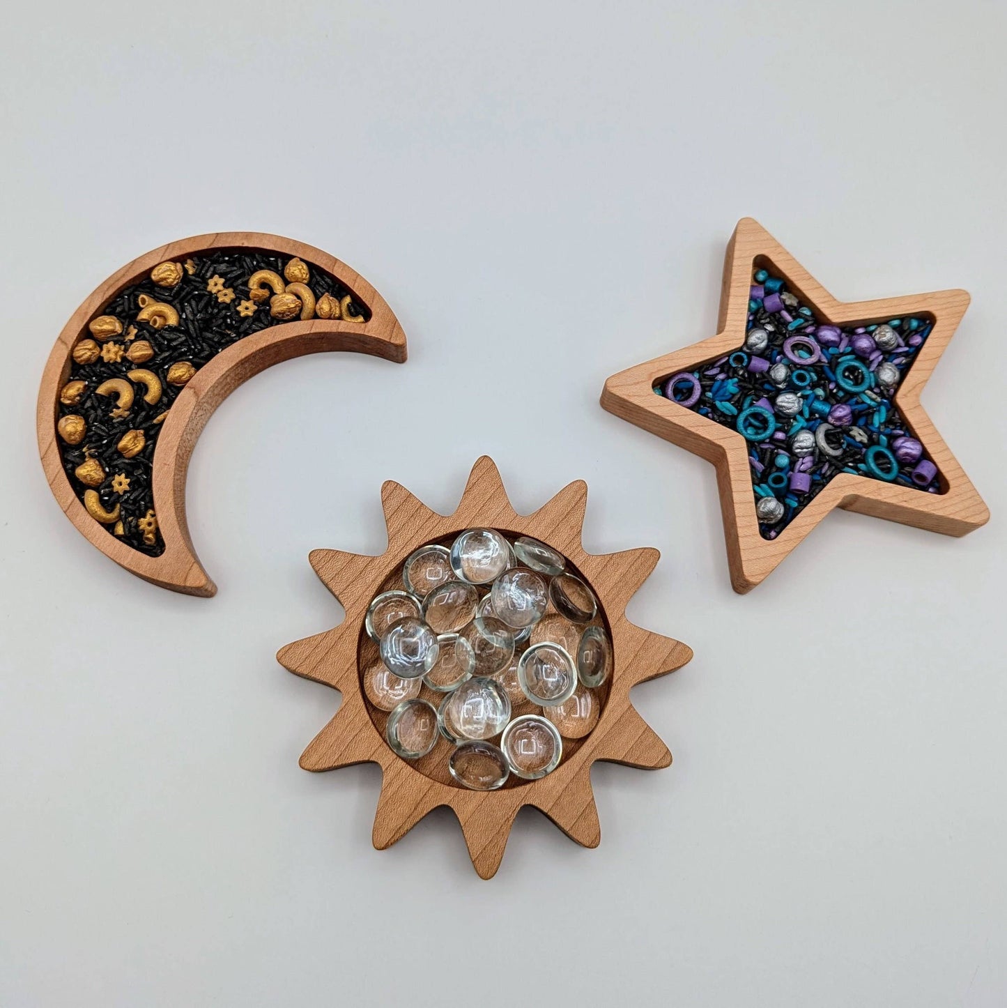 Mini Moon Sensory Play Tray
