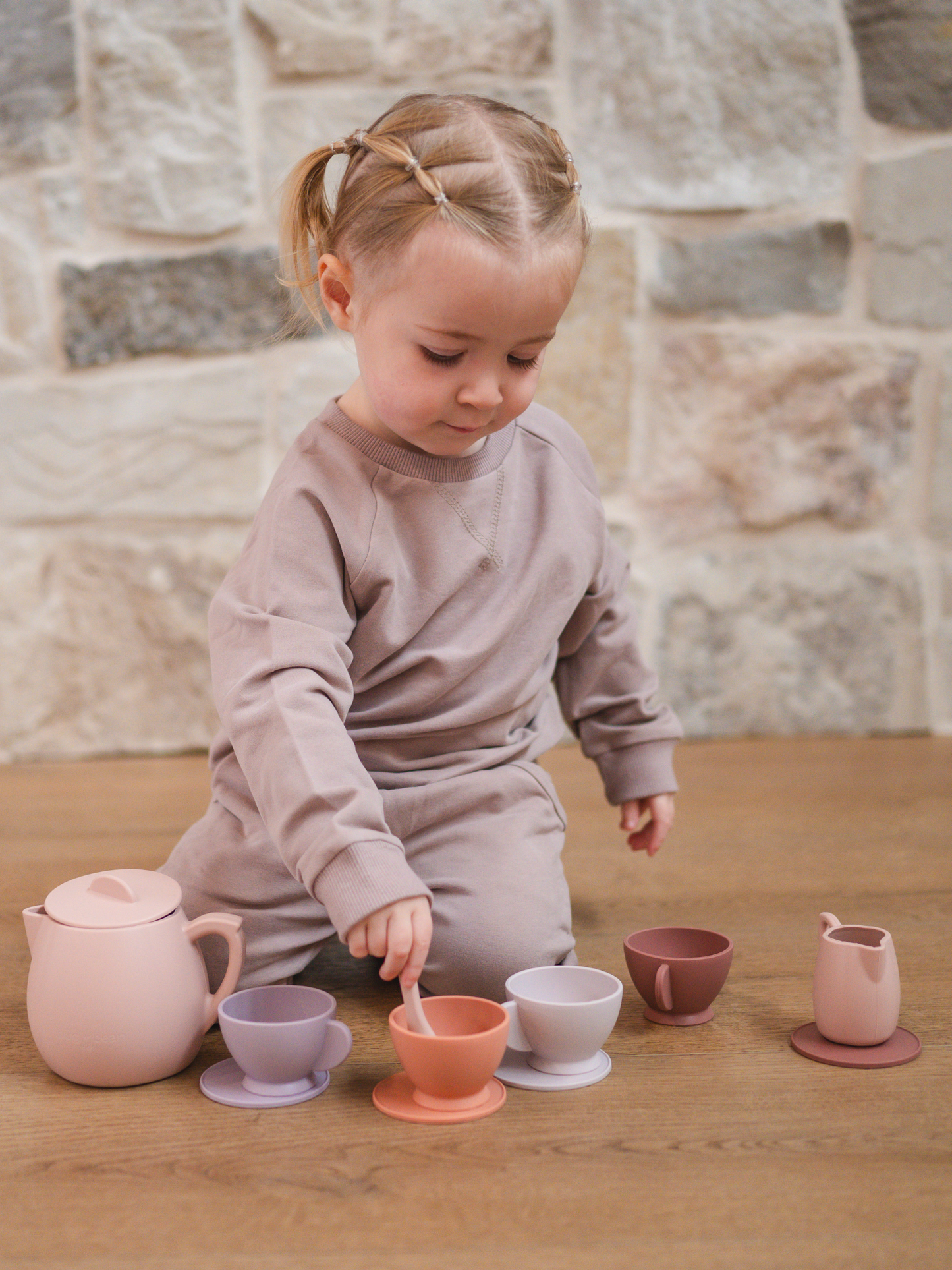Silicone Tea Set - Petal