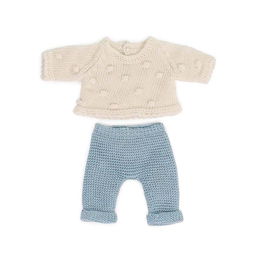 Knitted Doll Outfit 8 1/4” inch - Sweater & Trousers