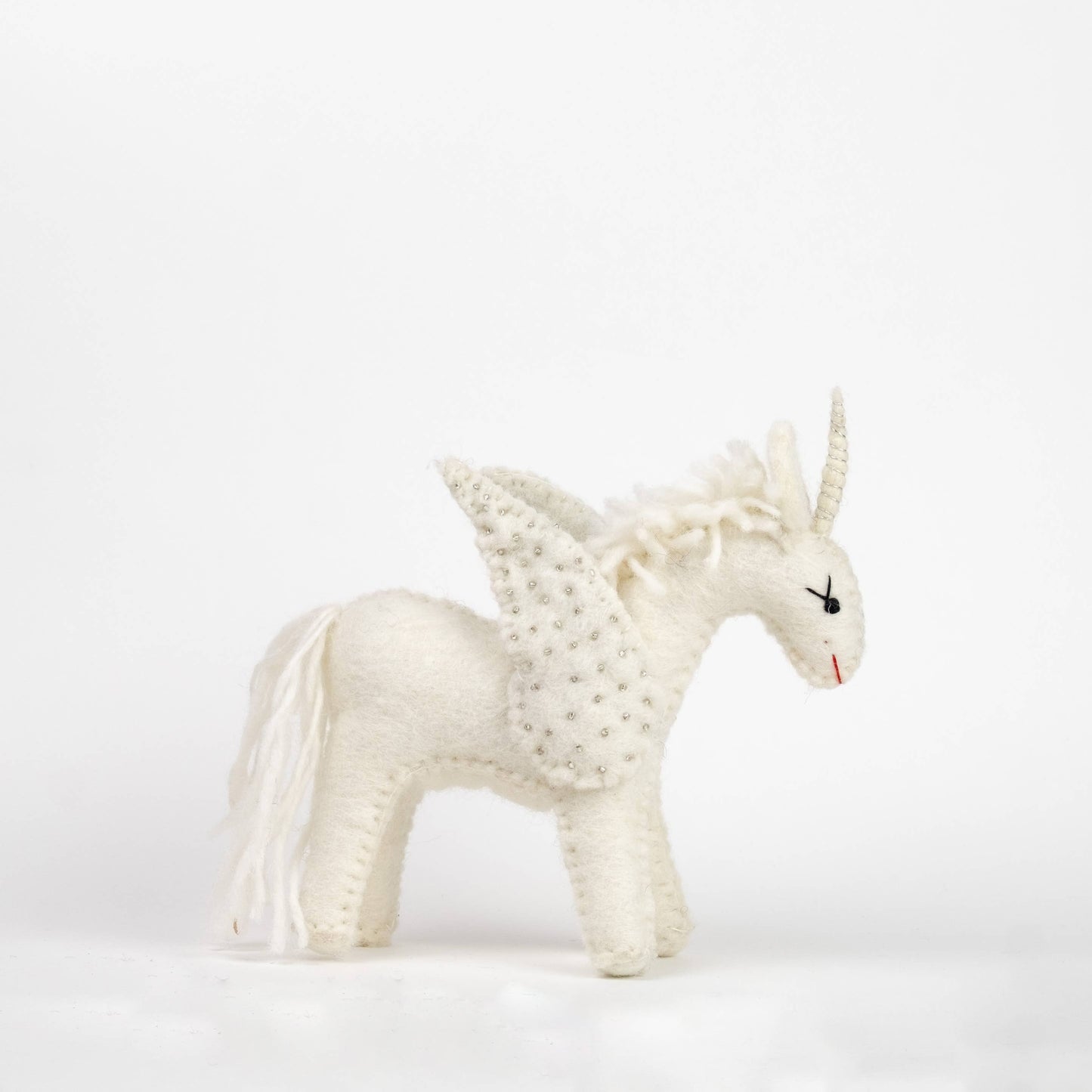 Felt Unicorn White
