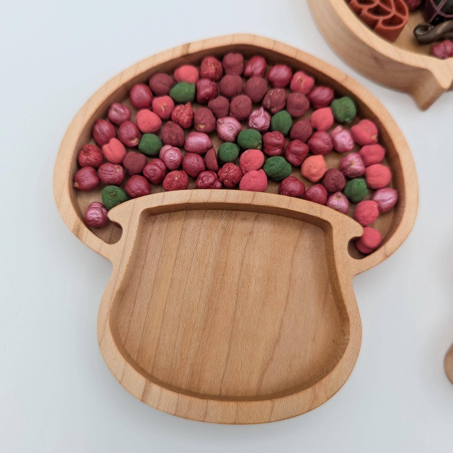 Mini Mushroom Sensory Play Tray