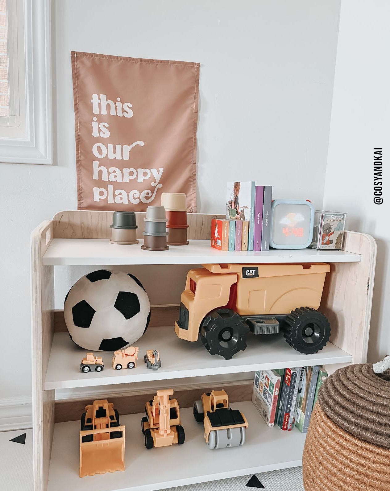 This Is Our Happy Place Banner - Boho Wall Decor