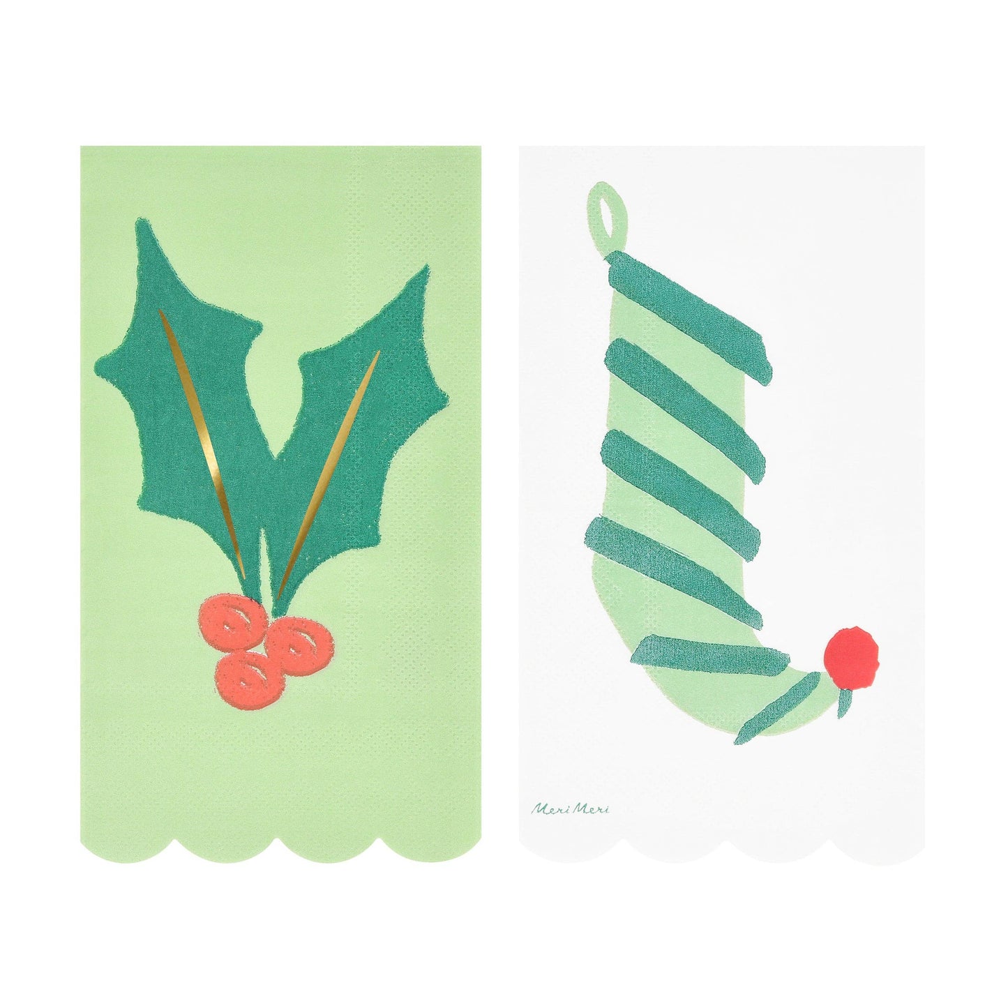 Mixed Christmas Icon Guest Towels