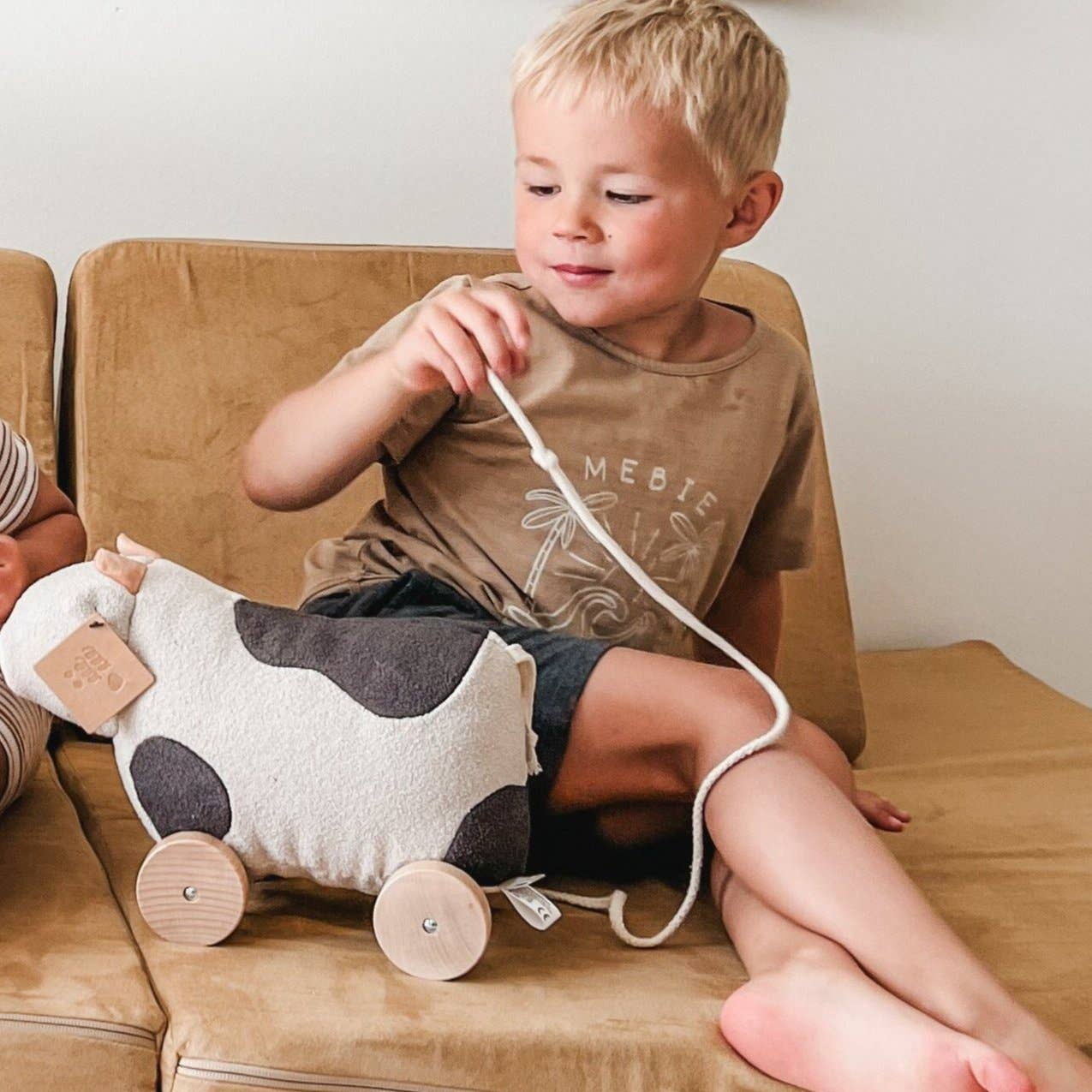 Willow Cow Pull-Along Toy