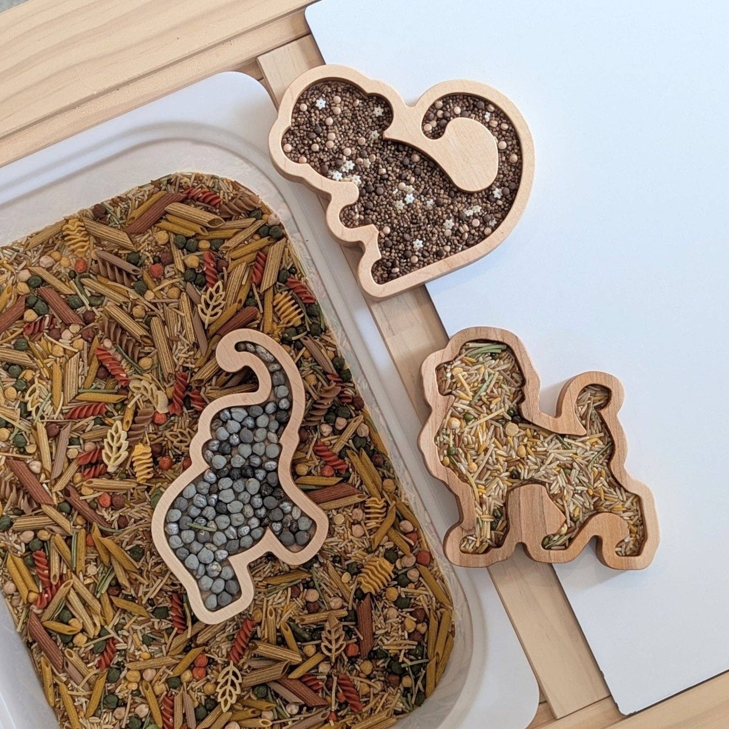 Mini Elephant Sensory Play Tray