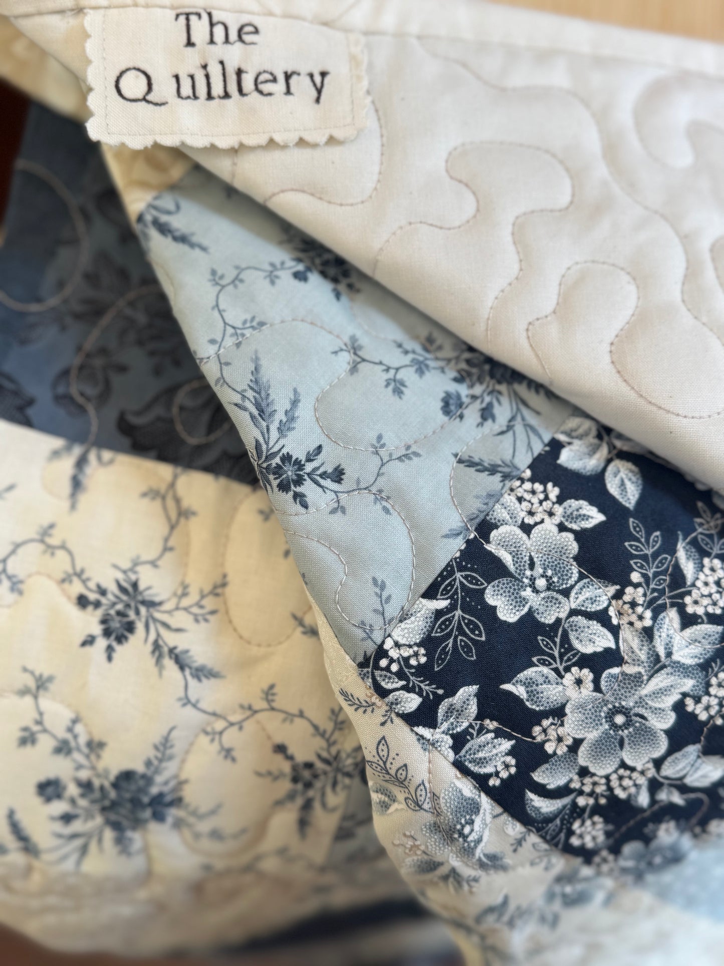 Blue Checkered Quilt