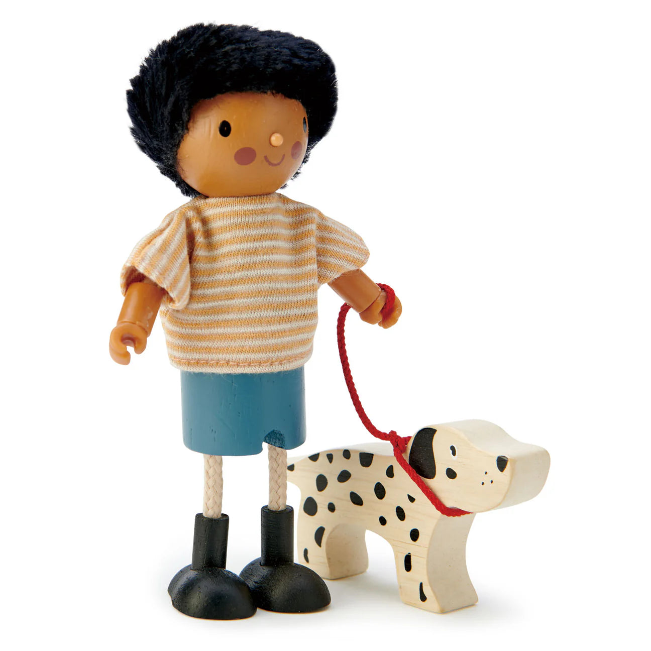 Wooden Doll Set - Mr. Forrester and his Dog