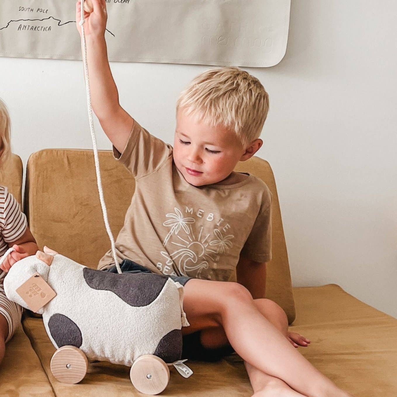 Willow Cow Pull-Along Toy