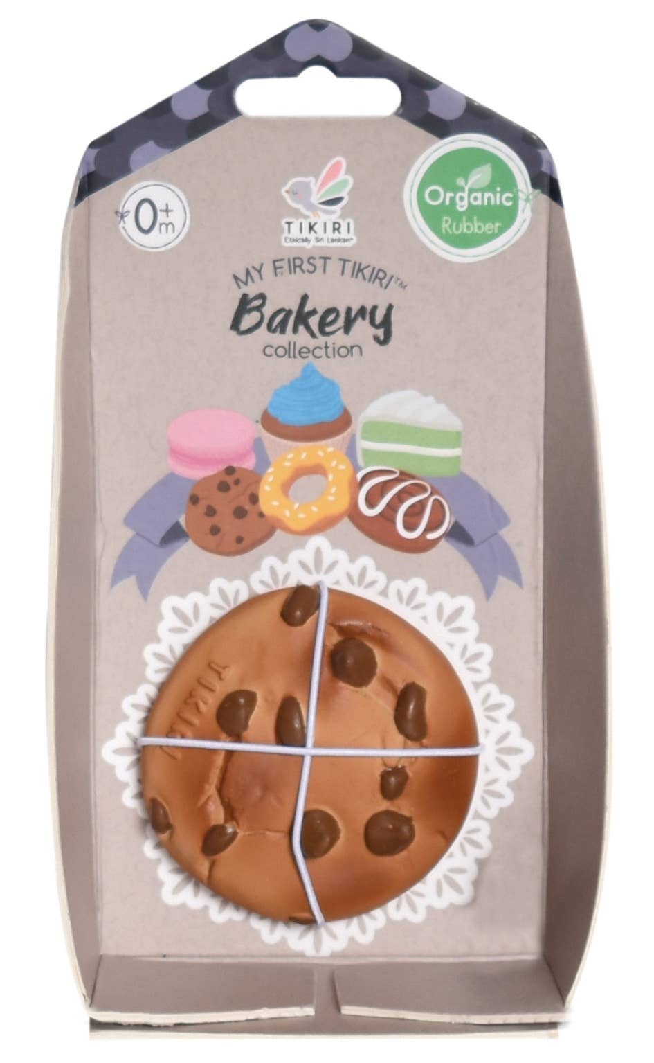 Cookie Natural Rubber Teether