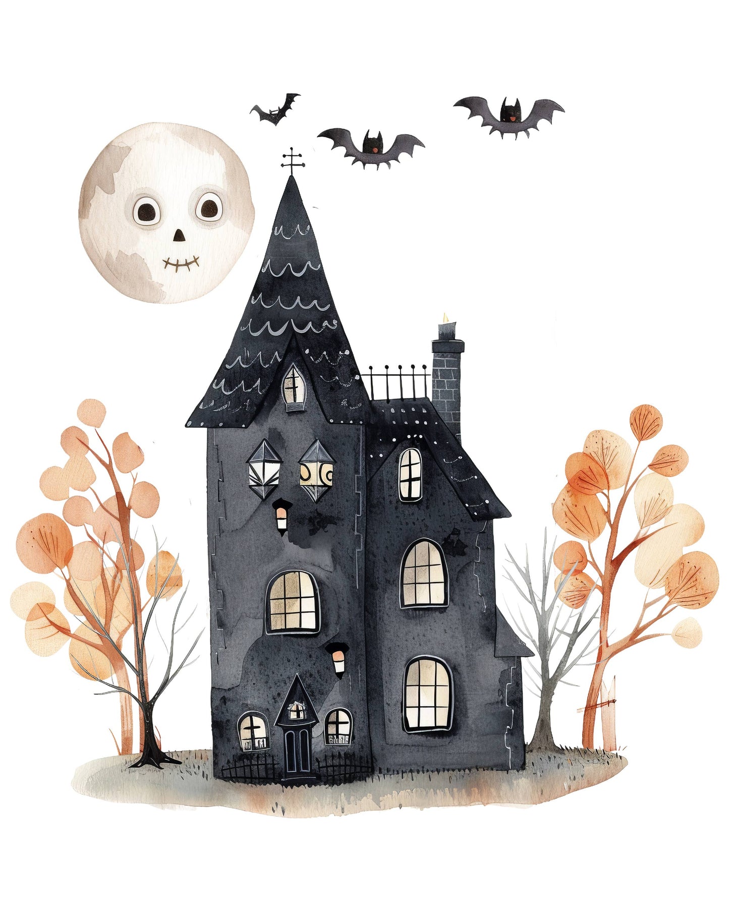 Limited Edition Watercolor Activity Kit – Haunted House