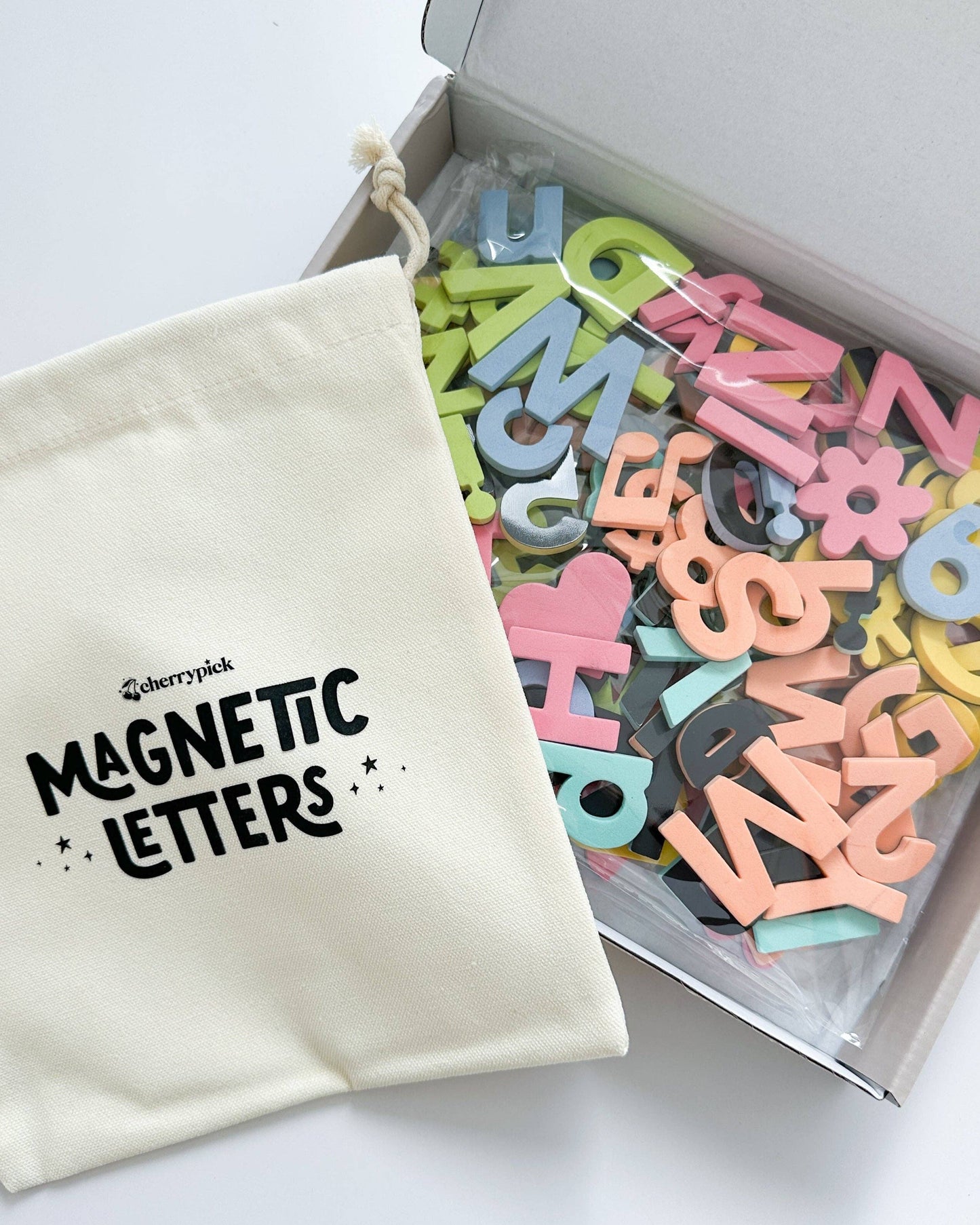 Soft Foam Magnetic Letters & Symbols 150pc Set - Colorful