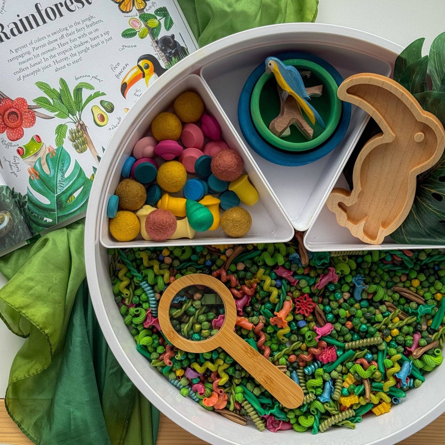Mini Toucan Sensory Play Tray