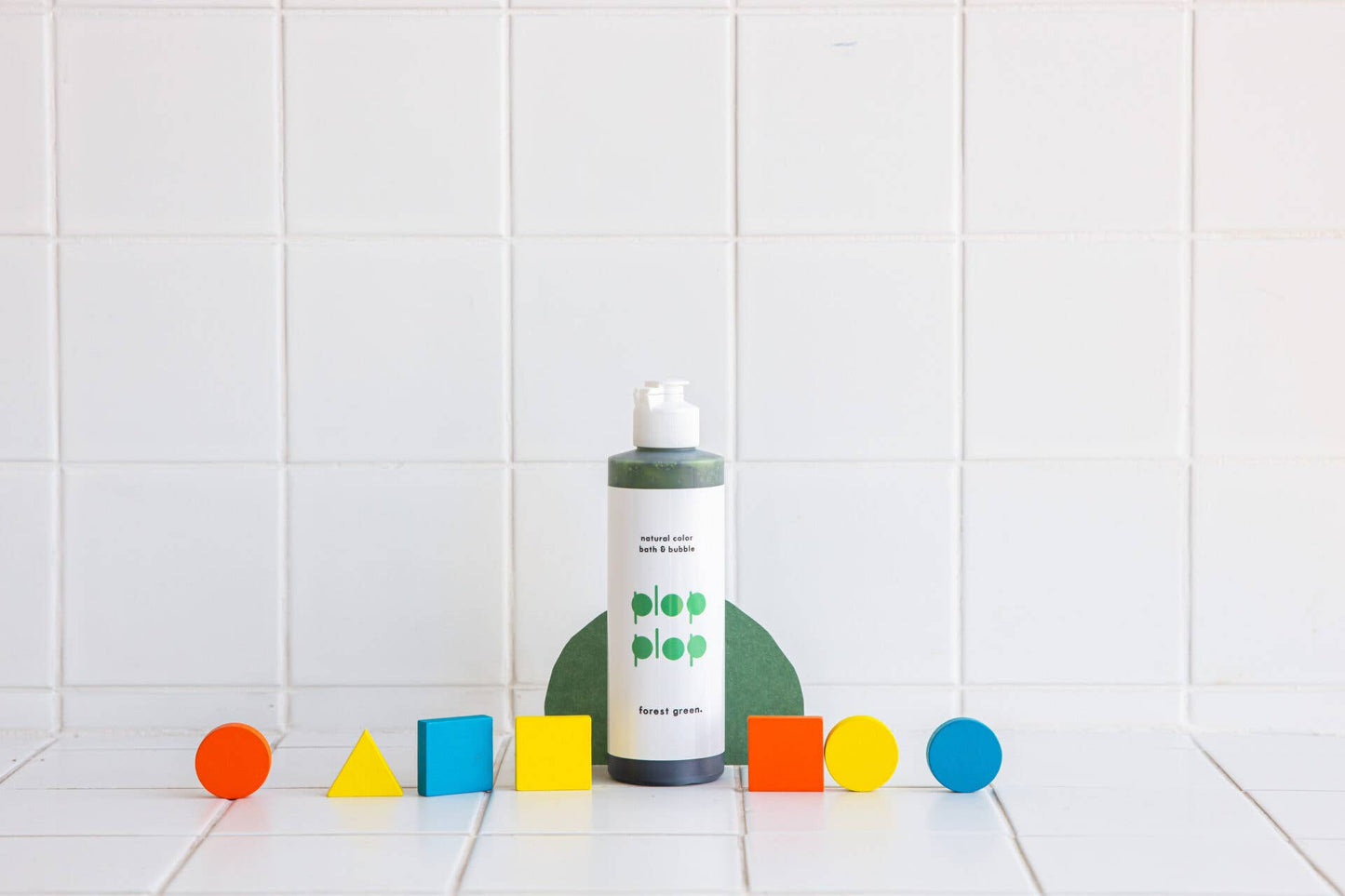 Plop Plop Natural Color Bubble Bath - Forest Green (230g)