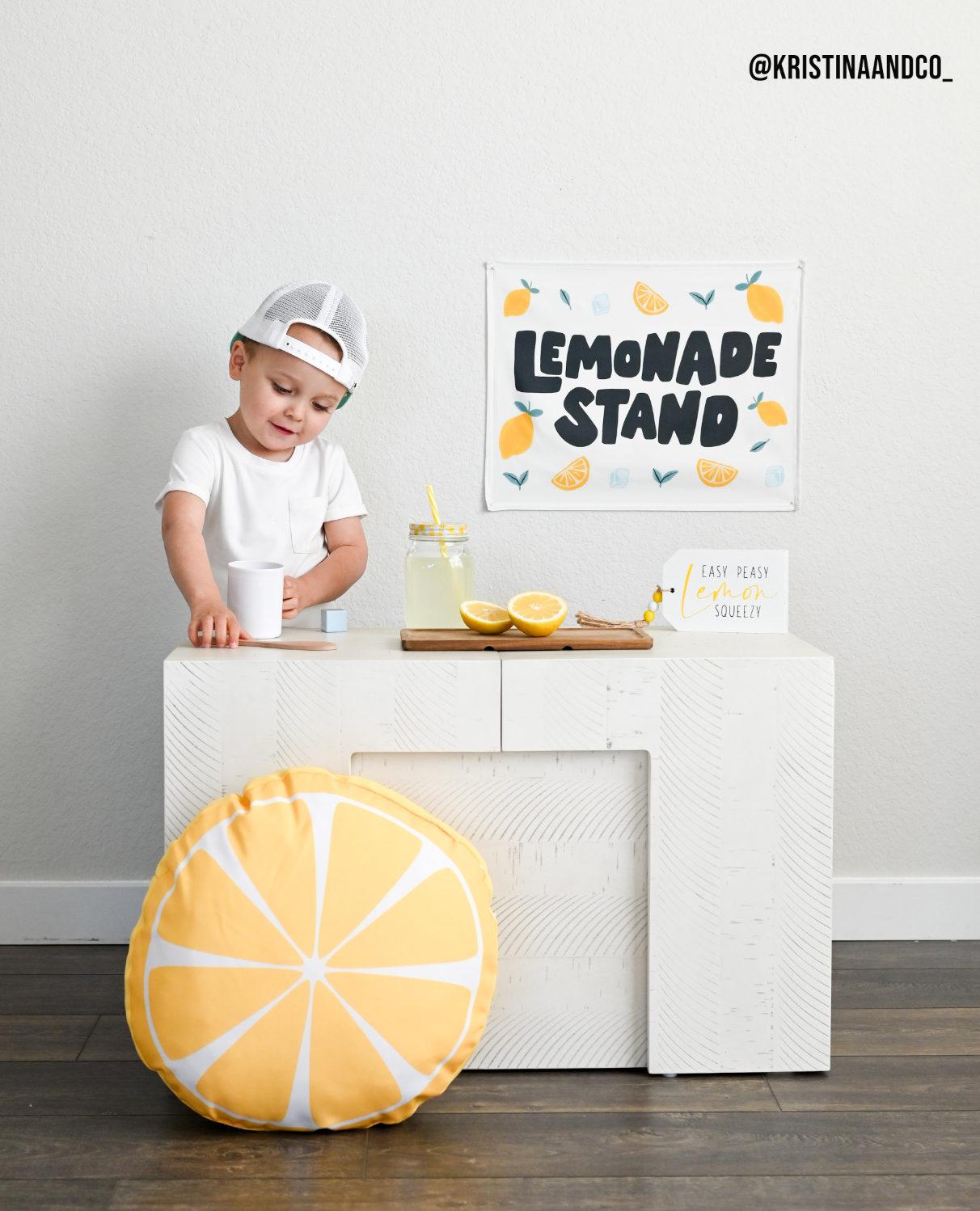 Lemonade Stand Banner - Kids Summer Pretend Play Wall Decor