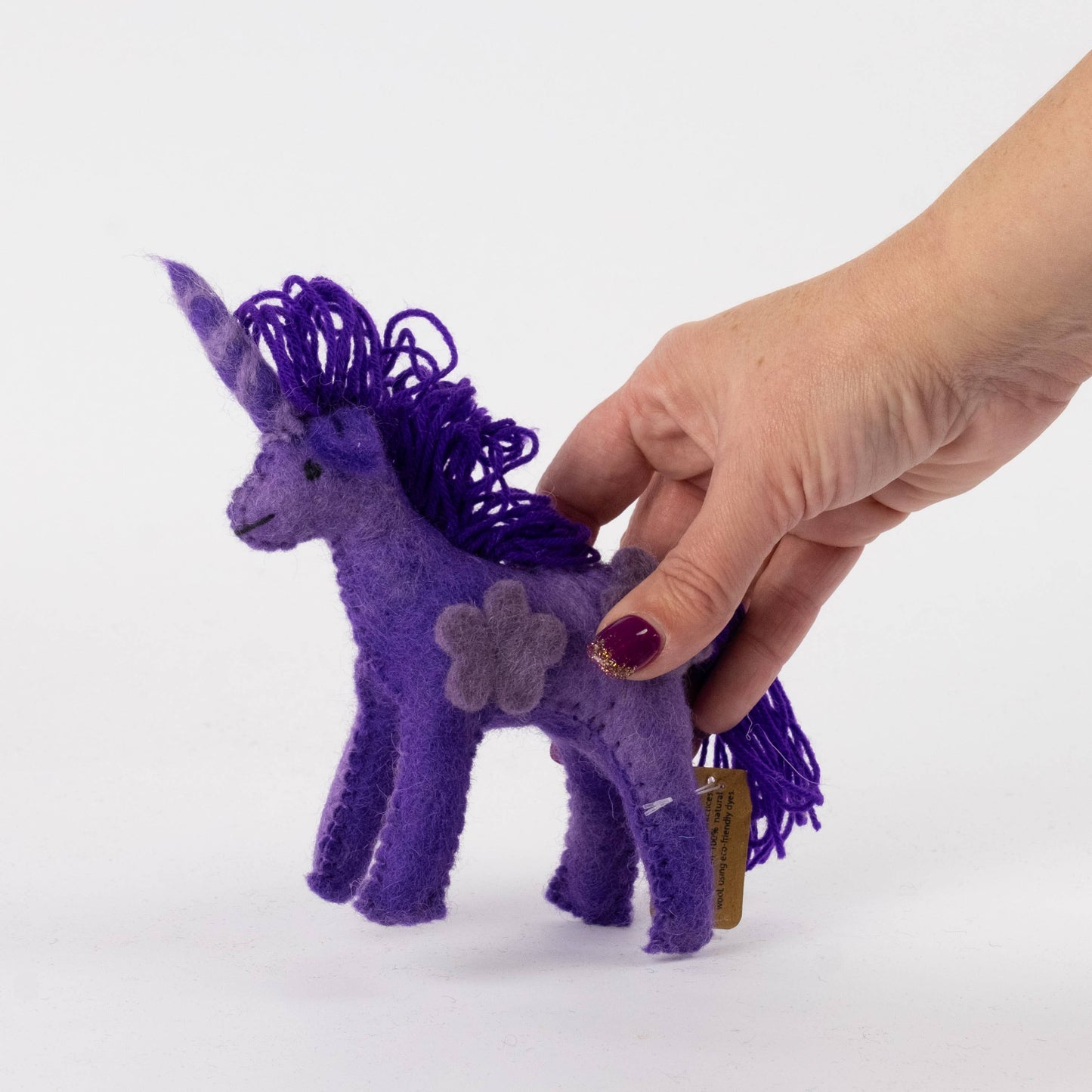 Felt Unicorn Purple