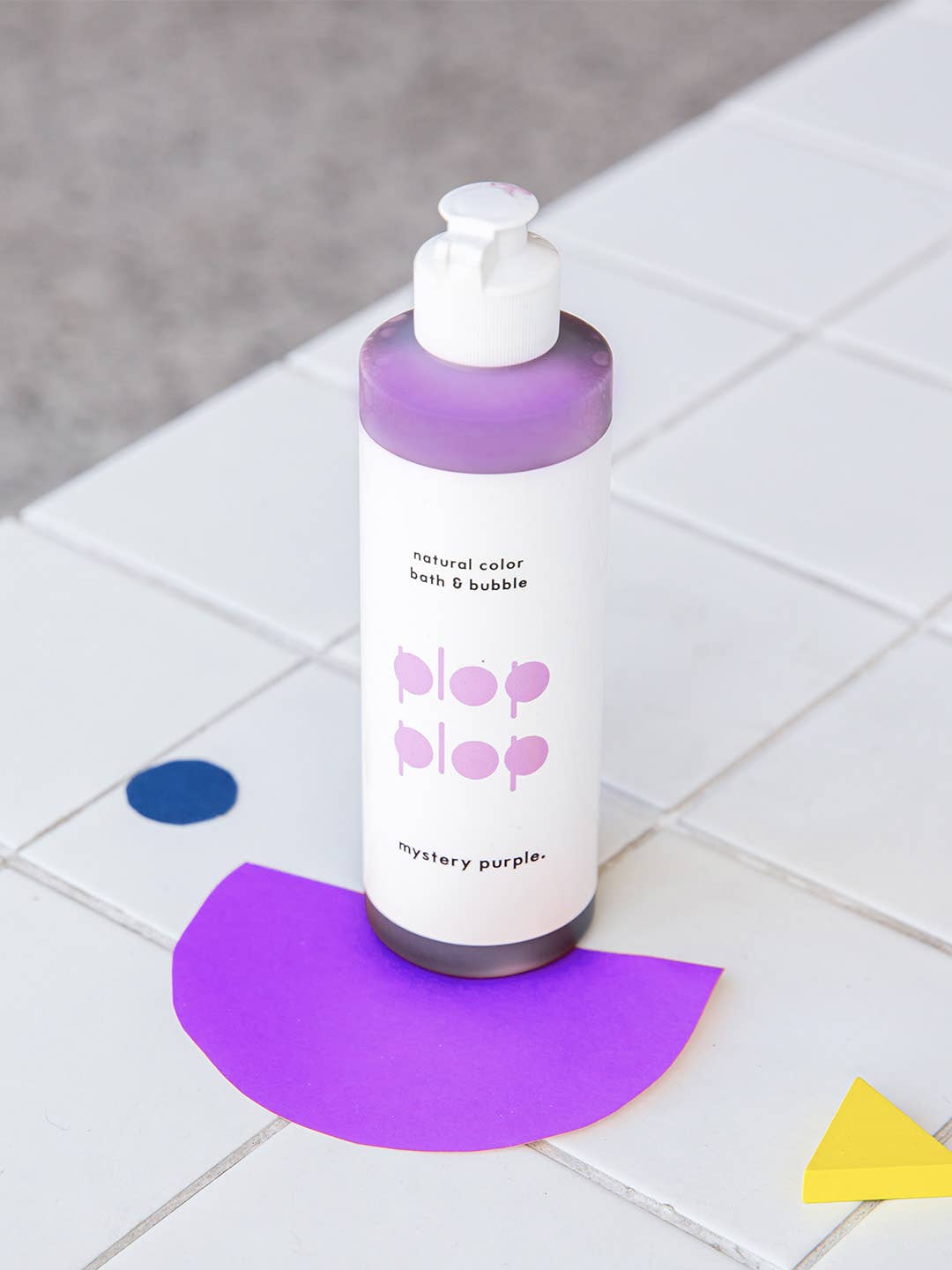 Plop Plop Natural Color Bubble Bath - Mystery Purple (230g)