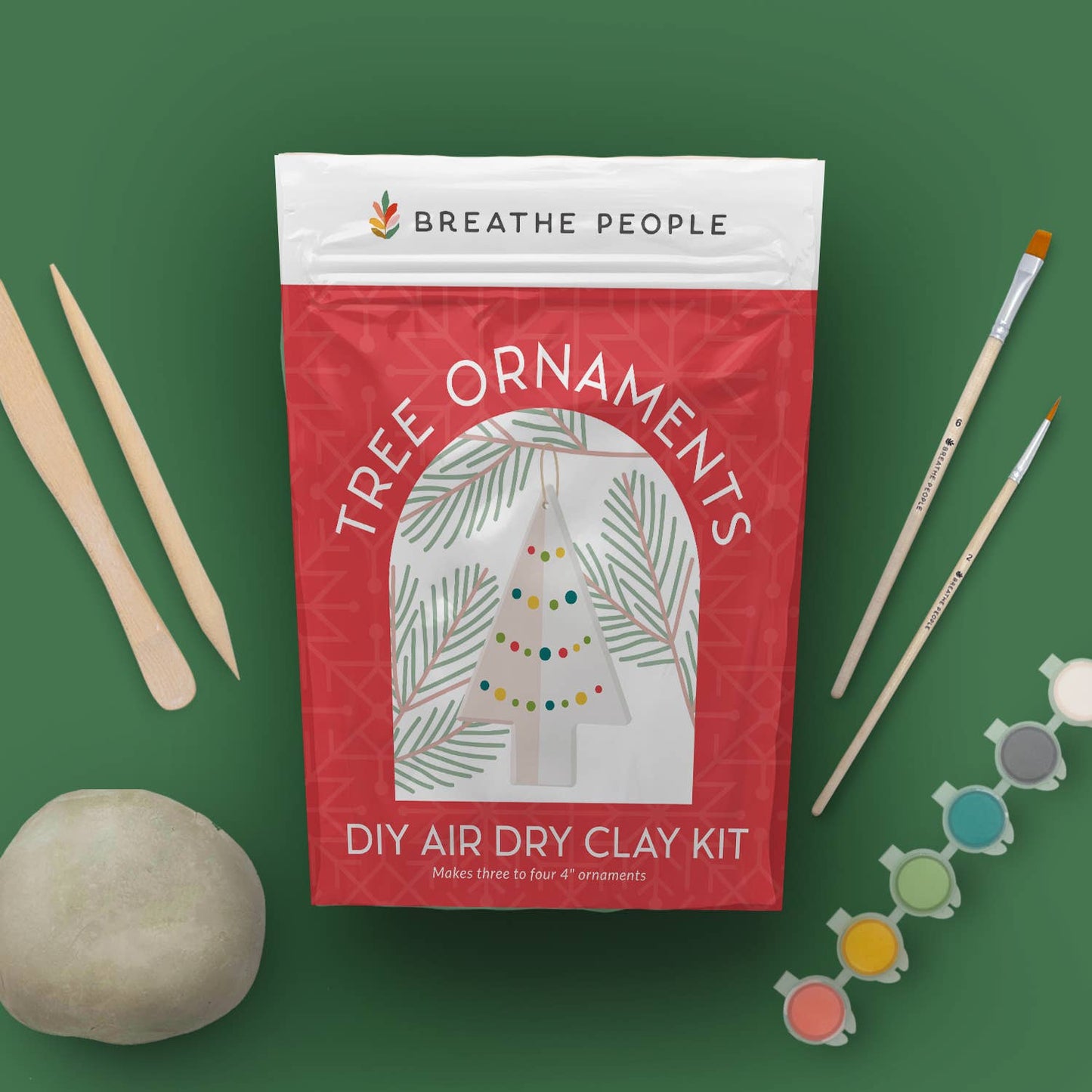 DIY Air-Dry Clay - Tree Ornaments