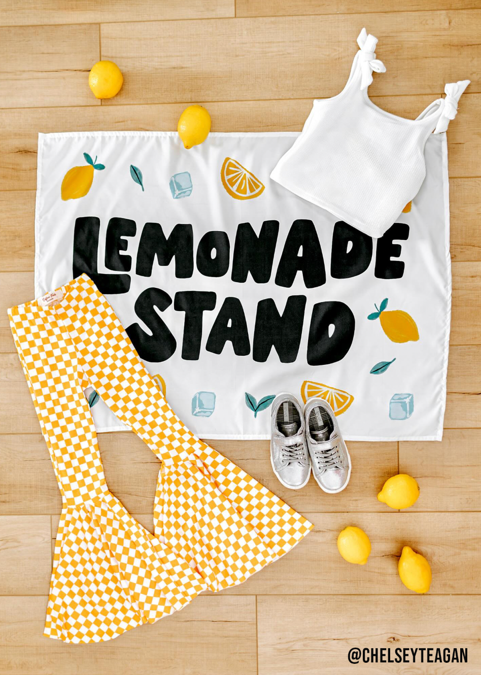 Lemonade Stand Banner - Kids Summer Pretend Play Wall Decor