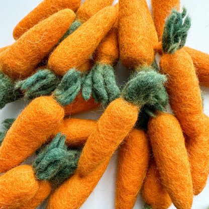 Felt Mini Orange Carrot