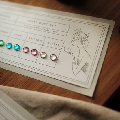 Fairy Dust Stick-On Earring Set