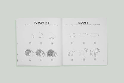 Mushrooms & Woodland Creatures: A How to Draw Art Book for Kids