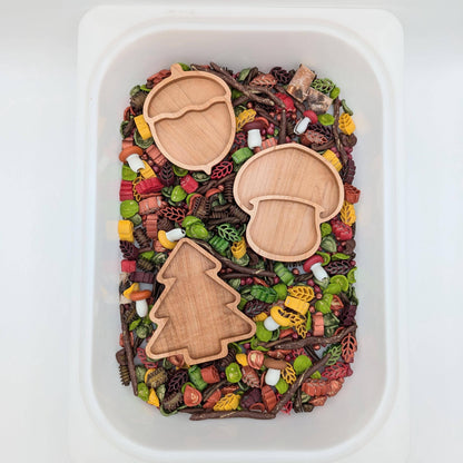 Mini Mushroom Sensory Play Tray
