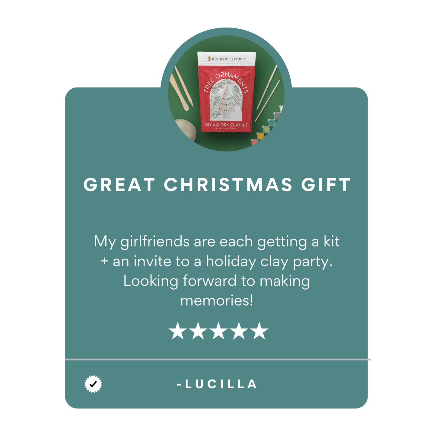 DIY Air-Dry Clay - Tree Ornaments