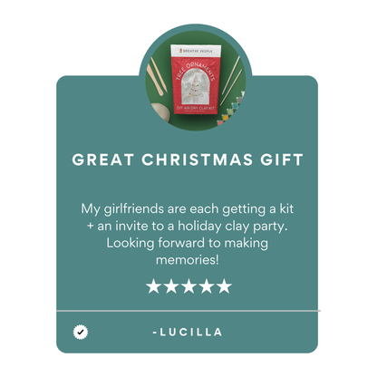 DIY Air-Dry Clay - Tree Ornaments