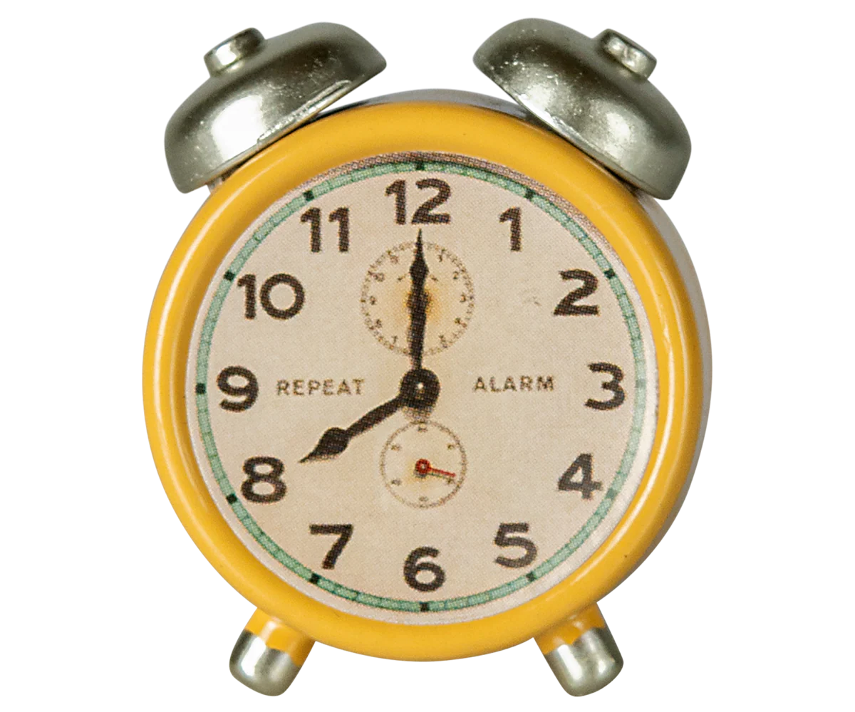 Alarm Clock (Mouse) - Yellow