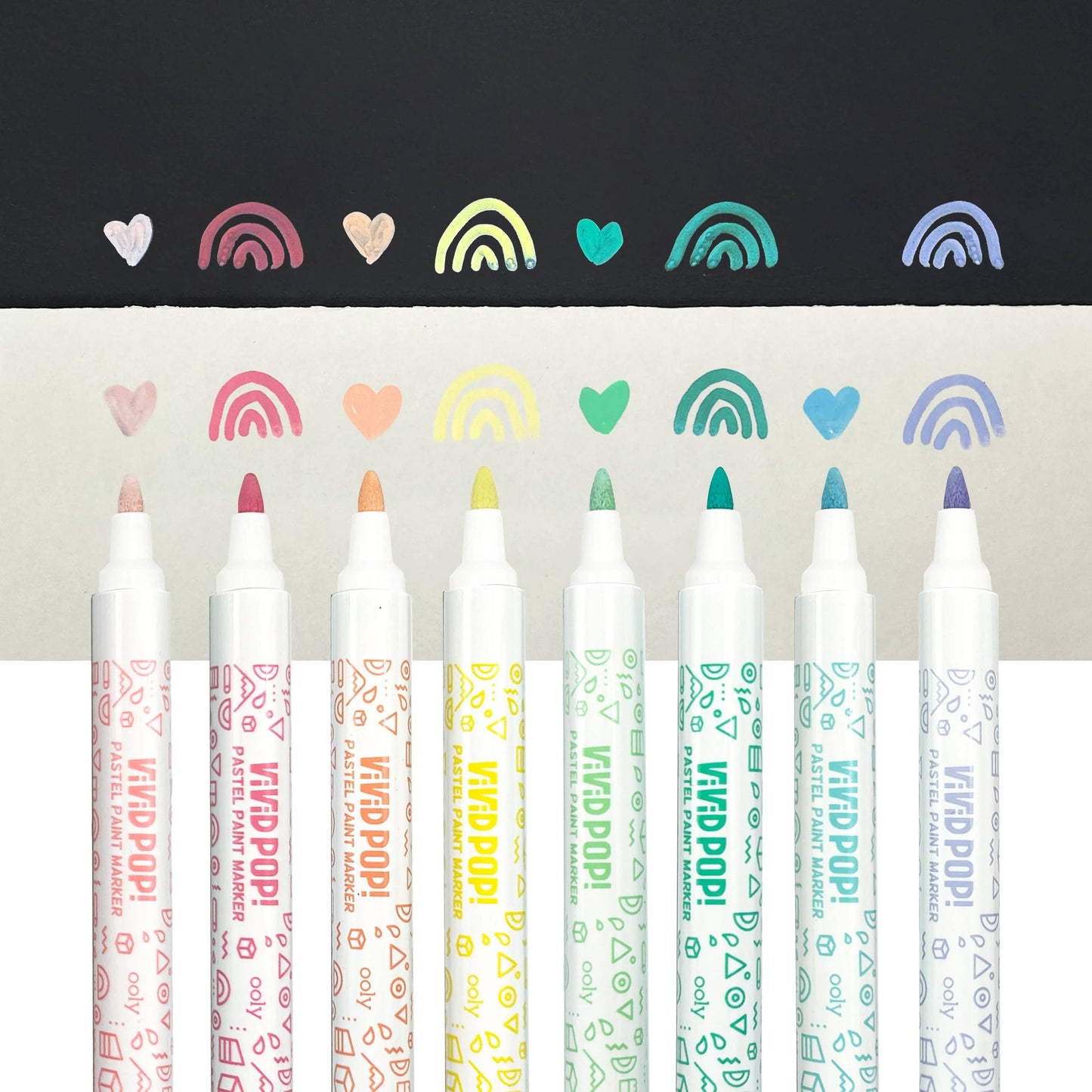 Vivid Pop!: Opaque Water-Based Paint Markers - Pastel (Set o