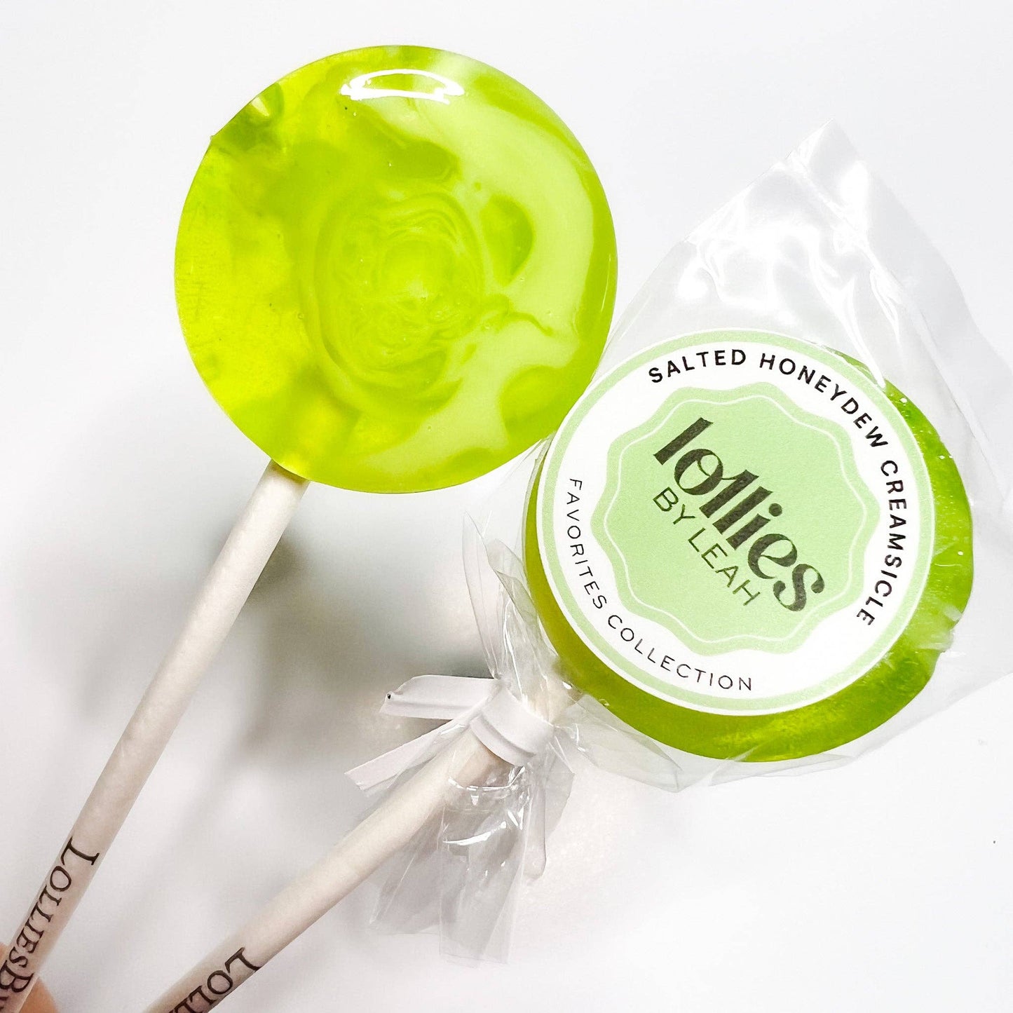 Salty Honeydew Creamsicle Lollipop