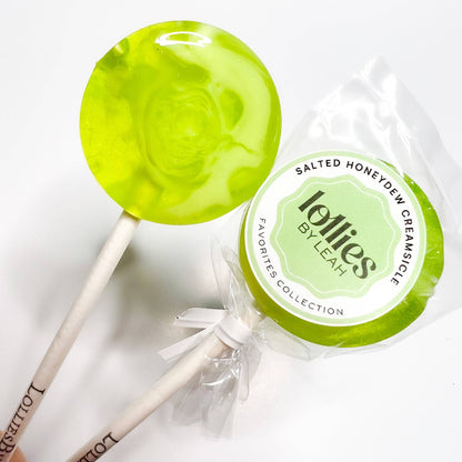 Salty Honeydew Creamsicle Lollipop