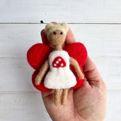 Felt Toadstool Mushroom Cottage