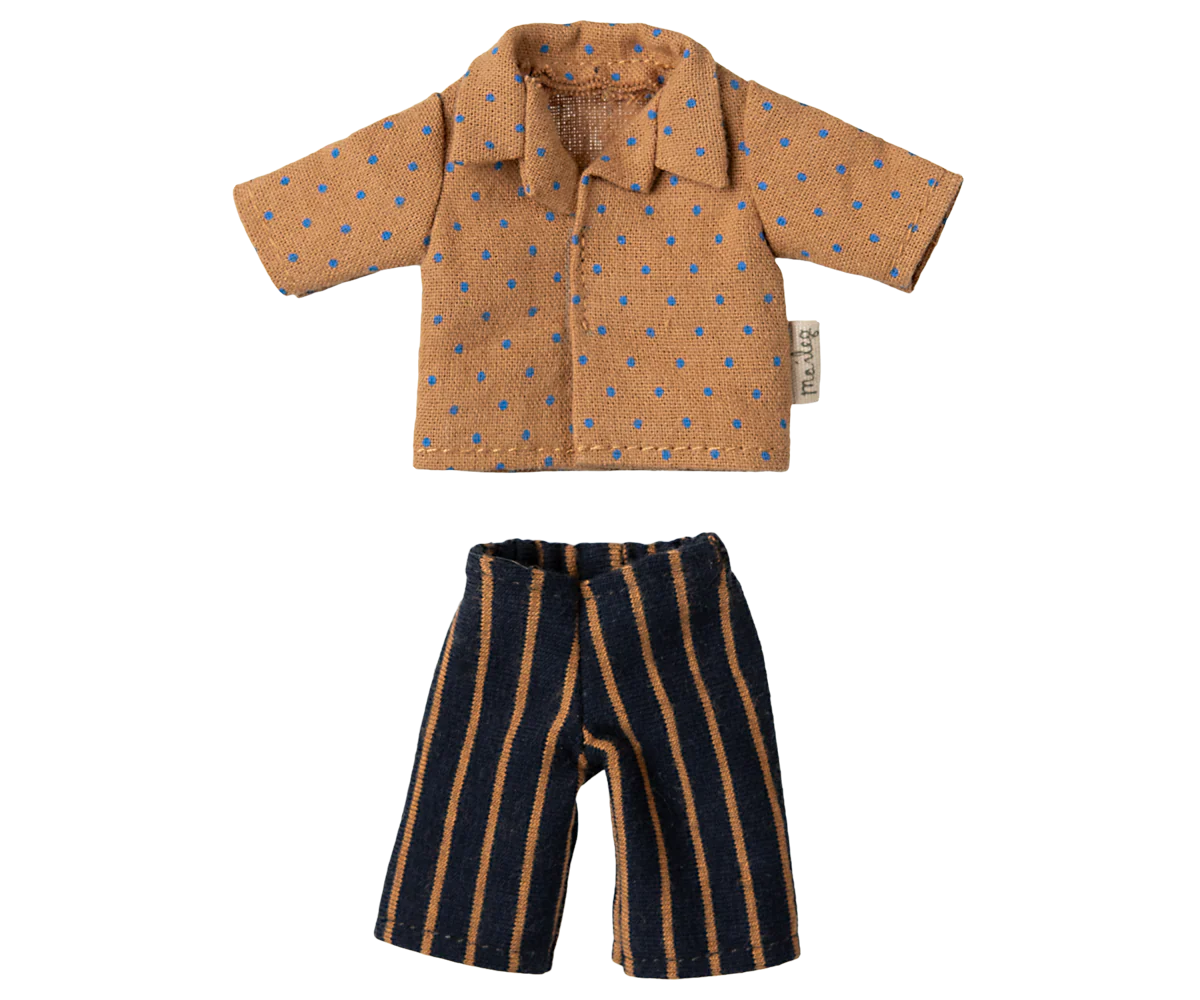 Dotted Shirt and Striped Pants - Dad Mouse