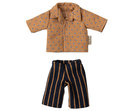 Dotted Shirt and Striped Pants - Dad Mouse