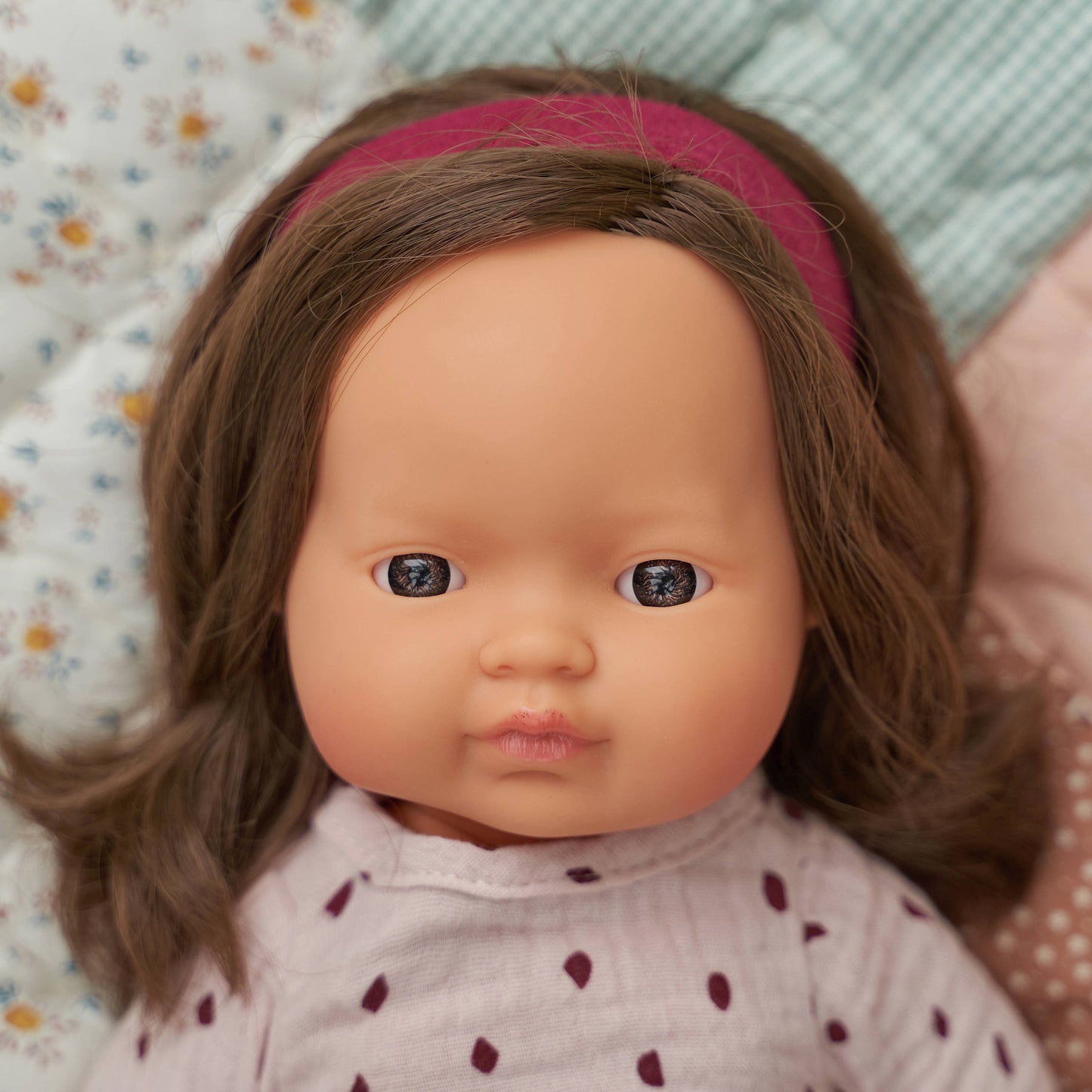 Caucasian Girl Brunette 15" Doll