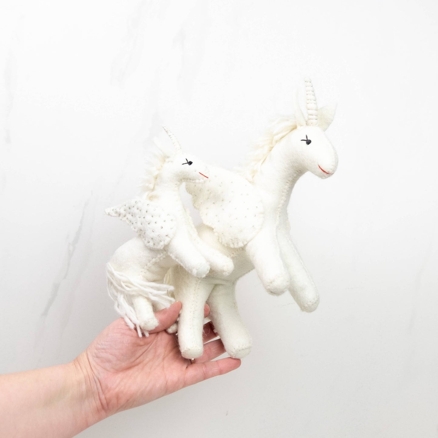 Felt Unicorn White