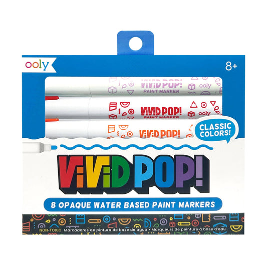 Vivid Pop!: Opaque Water-Based Paint Markers - Classic (Set