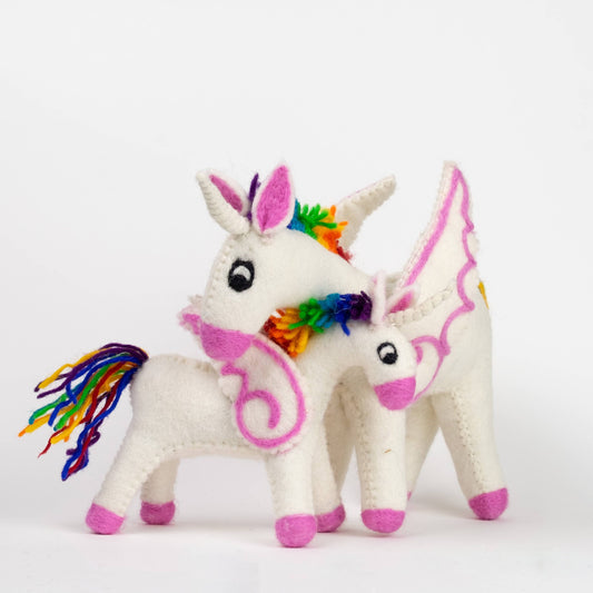 Felt Unicorn Rainbow - Large