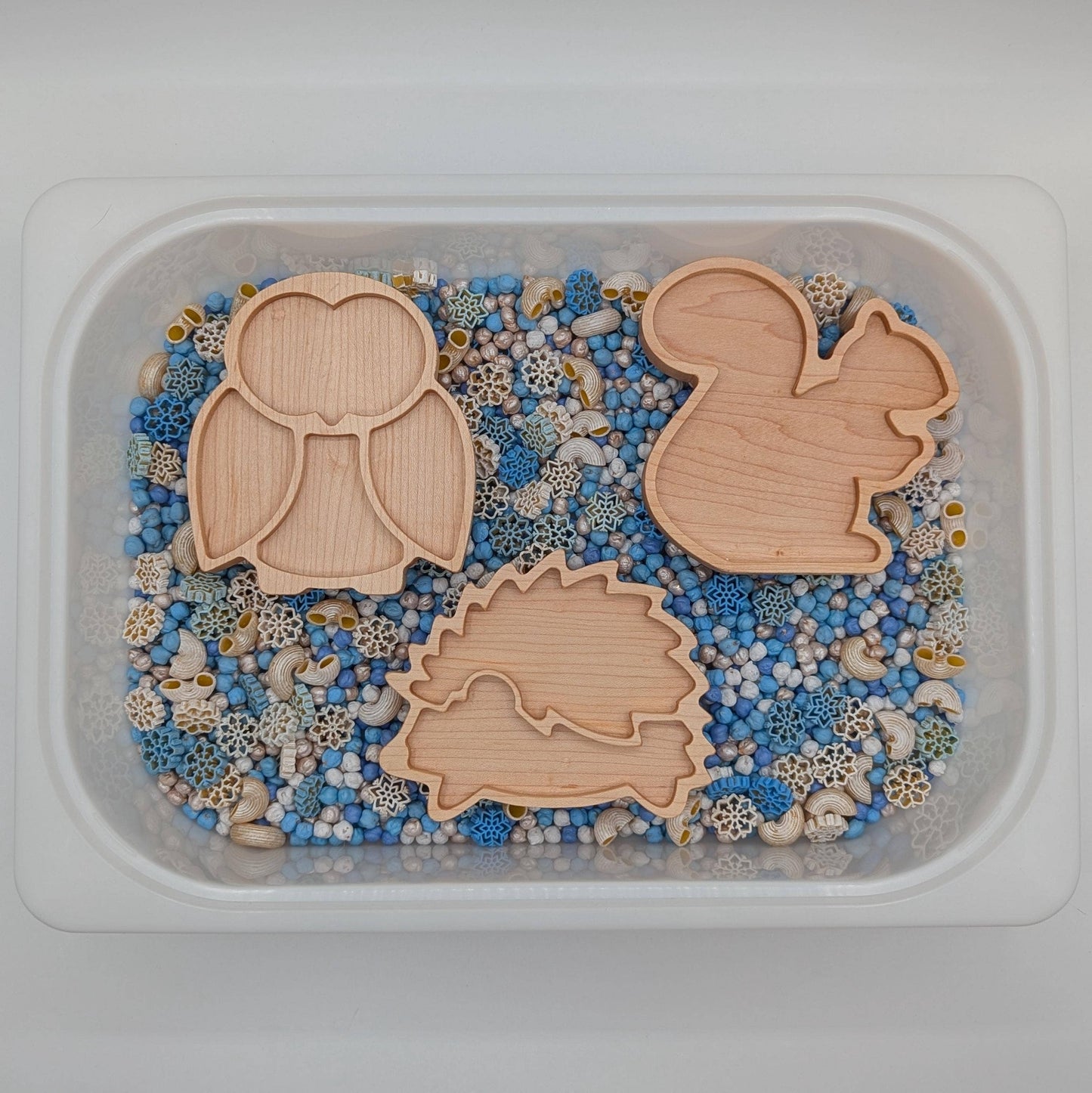 Mini Squirrel Sensory Play Tray