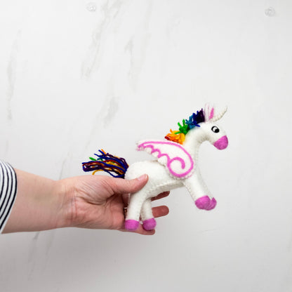 Felt Unicorn Rainbow - Small
