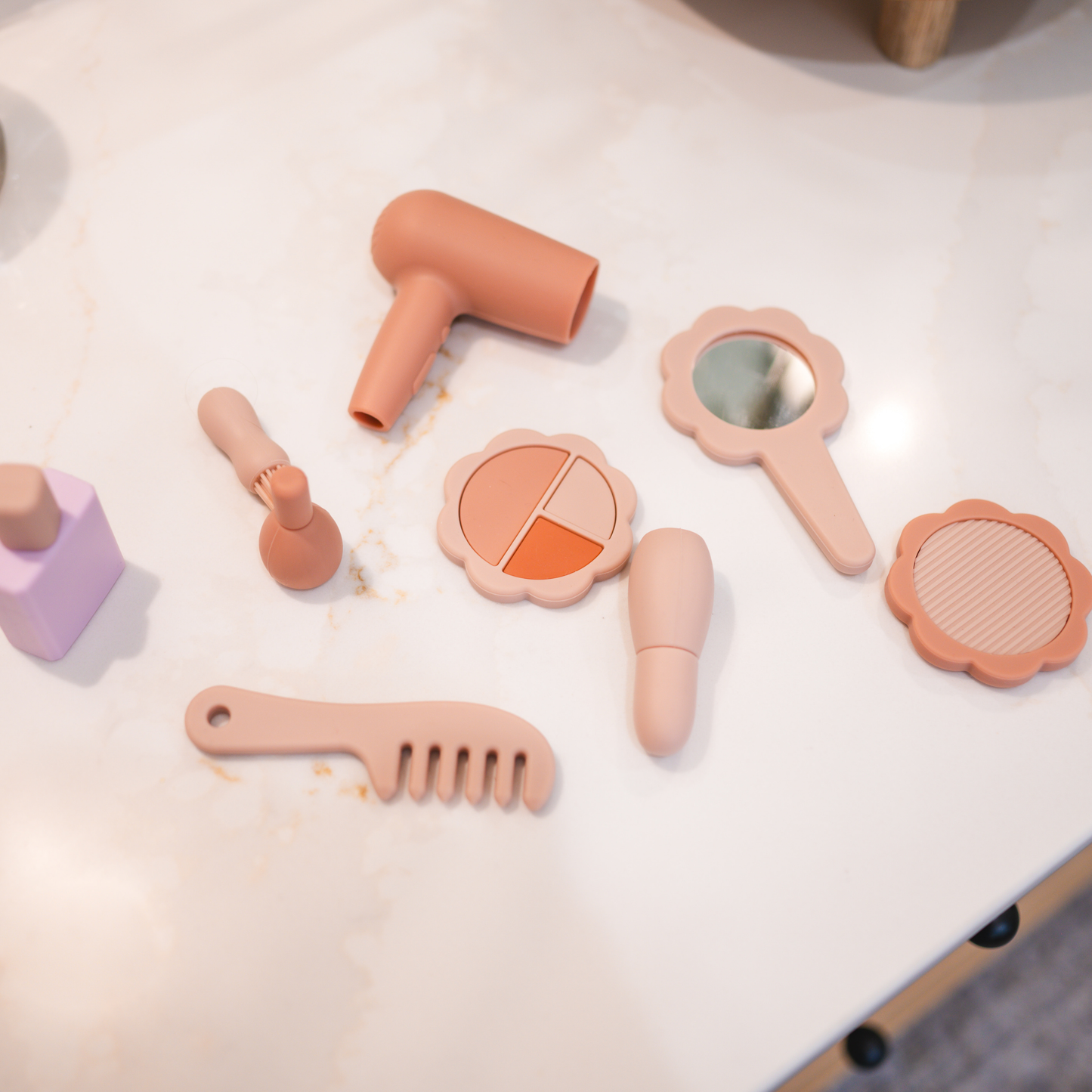 Silicone Makeup Playset | Kids Pretend Playset Toy