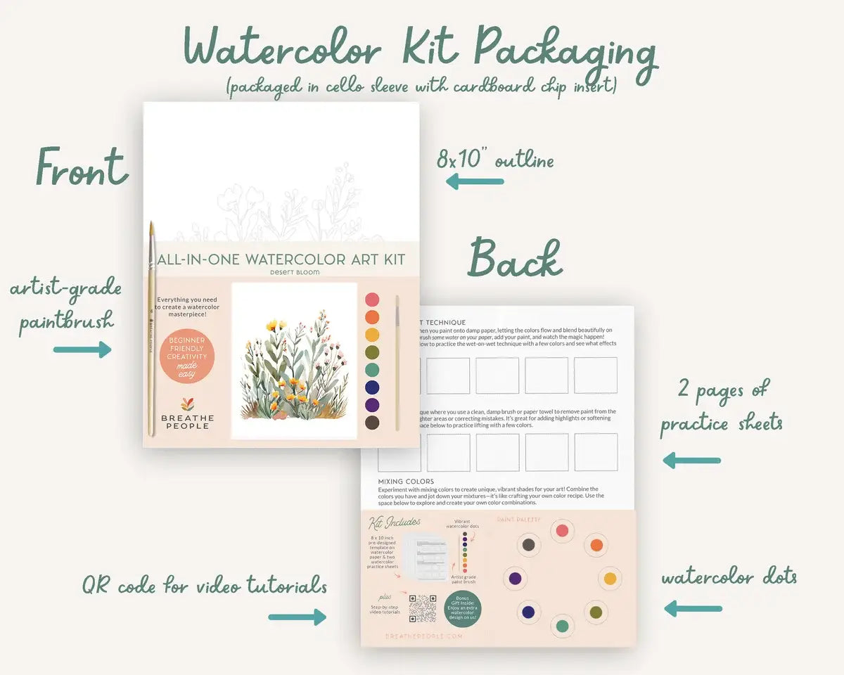 All in One Watercolor Kit - Santa