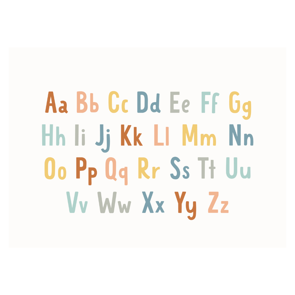 Alphabet (ABCs) Banner | Kids Playroom Decor